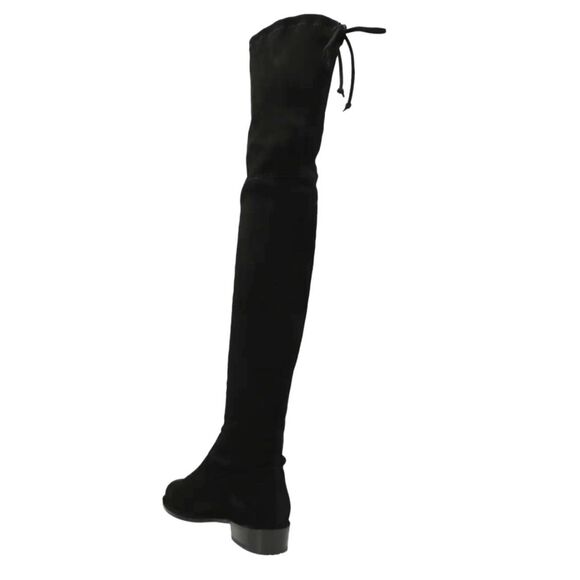 Stuart Weitzman Over The Knee Boots Womens 10 Black Vanland Suede New $950 MSRP - Picture 2 of 12